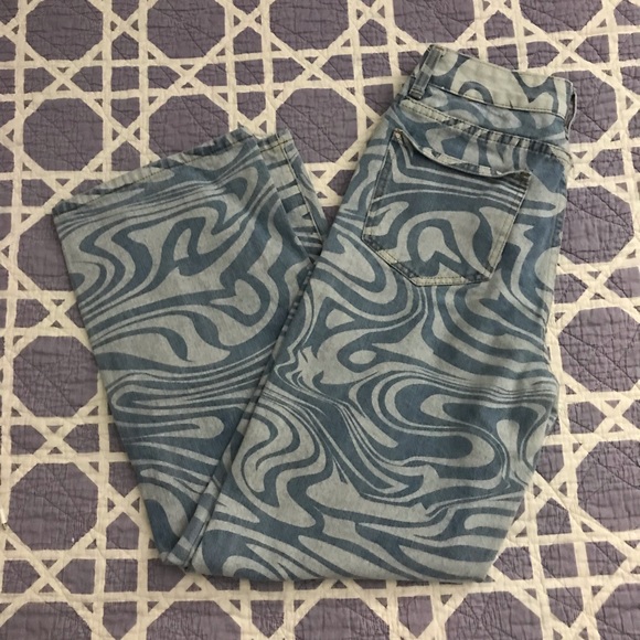 Wavy Print Jeans - Picture 3 of 3